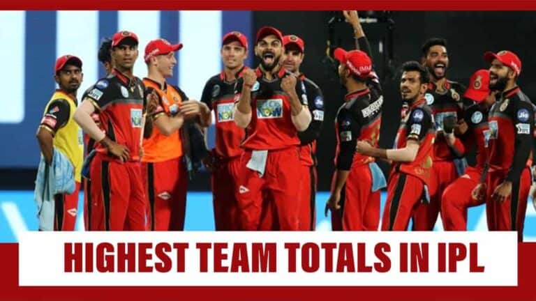 Top 10 Highest Team Totals in IPL History