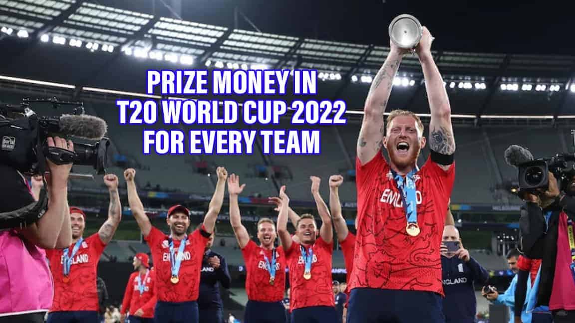 Prize Money in T20 World Cup 2022 for Every Team