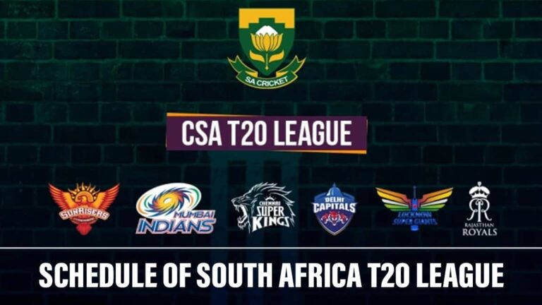 The Complete Schedule of South Africa T20 league 2023