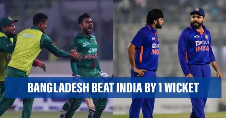 India vs Bangladesh: Bangladesh beat India by 1 wicket